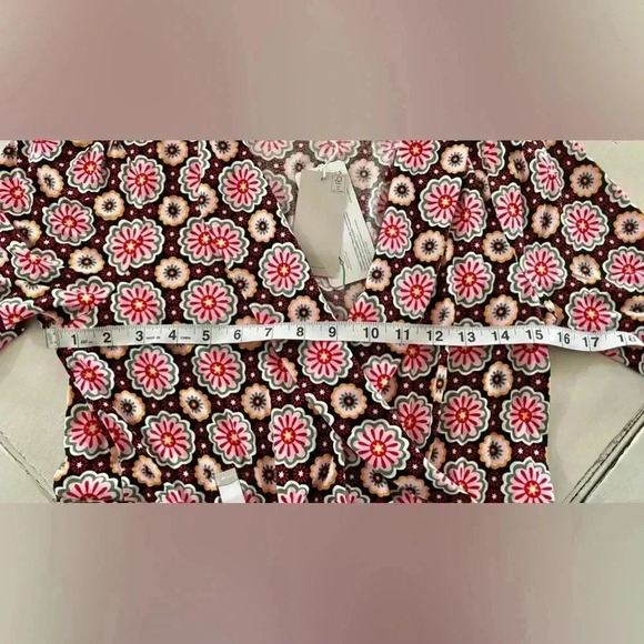 Boden Women’s Jersey Faux Wrap Dress 60’s Floral Print NWT SZ 10 - Picture 7 of 10